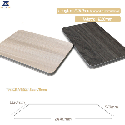 Chất lượng Kiểm soát nước và âm thanh gỗ ngũ cốc gỗ veneer PVC tấm tường Nhà máy