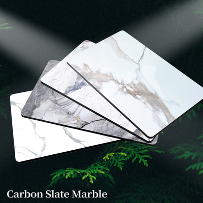 Chất lượng Marble Bambu than gỗ veneer tấm nội thất trang trí tấm tường đá cẩm thạch Nhà máy