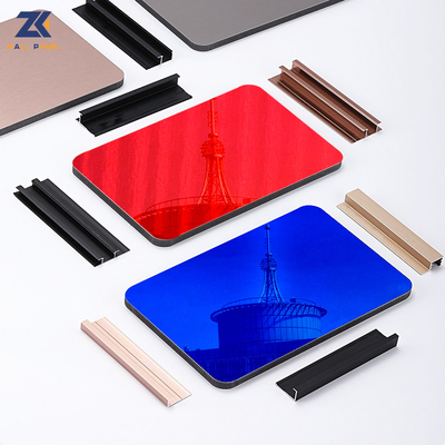 Chất lượng Tấm ốp tường sợi than tre hoàn thiện gương, chống xước Nhà máy