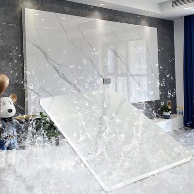 Chất lượng Trang trí nhà CẢNH NỀN TV Tường Chống thấm nước và Chống ẩm Tấm Ốp Tường Vân Gỗ Đá Cẩm Thạch Nhà máy