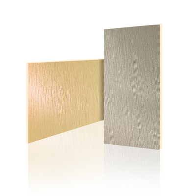 Chất lượng PVC trang trí tre than gỗ kim loại Bảng tường mật độ cao Bảng tường nội thất Nhà máy