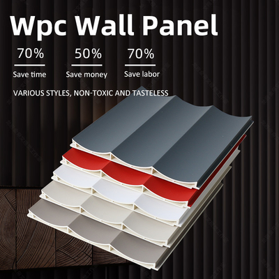 Chất lượng Phân đồ gỗ WPC chống vi khuẩn Phân đồ tường nhựa Composite Nhà máy