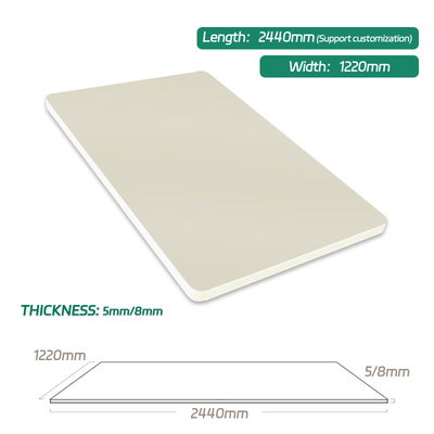 Chất lượng Thiết kế nội thất 8 mm Bamboo Wood Fiber Wall Panel Fireproof Skin Feeling Wood Veneer Nhà máy