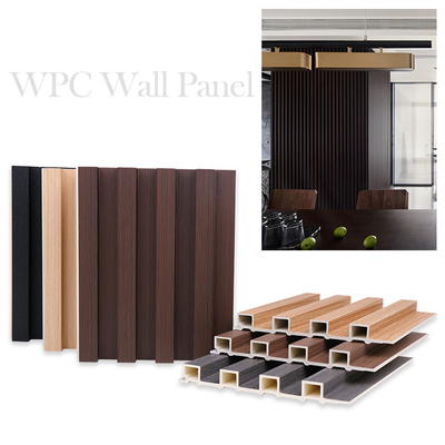 Chất lượng Mùi chống nấm gỗ nhựa lưới tản nhiệt WPC Floated Panel Exterior Nhà máy