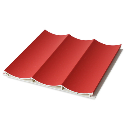 Chất lượng 15mm gỗ nhựa kết hợp tường lớp phủ WPC Floated Wave Panel Nhà máy