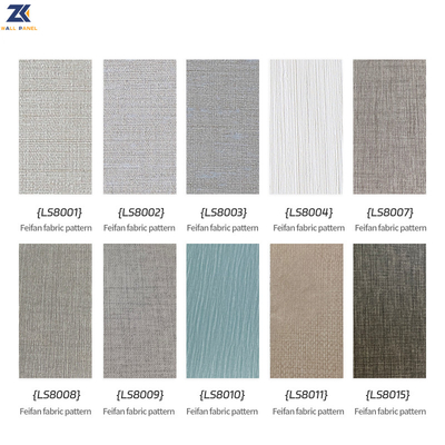 Chất lượng Bamboo Fiber Wallboard Wood Veneer PVC Bảng tường chống trầy xước Nhà máy