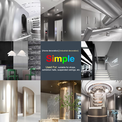 Chất lượng Thiết kế nội thất kim loại gỗ veneer tấm tường môi trường thân thiện tre than gỗ veneer Nhà máy