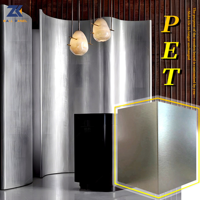 Chất lượng Tấm ốp kim loại vân gỗ thân thiện với môi trường, PVC, Bảng than tre chống cháy Nhà máy