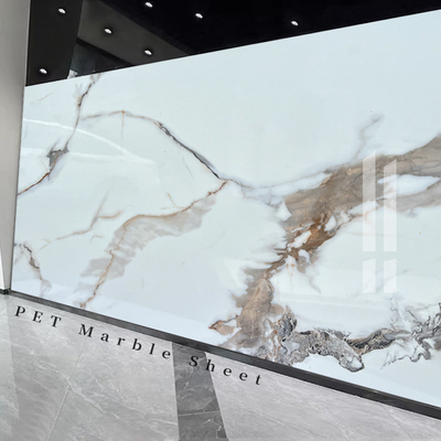 Chất lượng Marble Bambu than gỗ veneer tấm nội thất trang trí tấm tường đá cẩm thạch Nhà máy