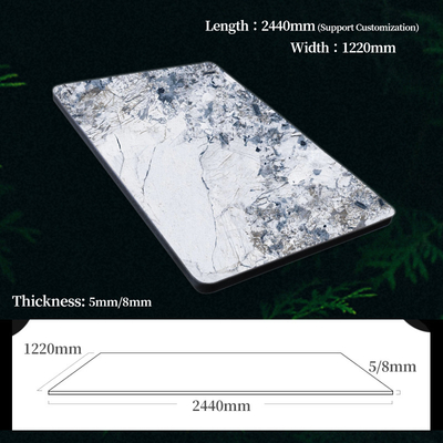 Chất lượng Tấm ốp tường bằng đá cẩm thạch sang trọng hiện đại, tấm ốp gỗ ép từ than tre và gỗ Nhà máy