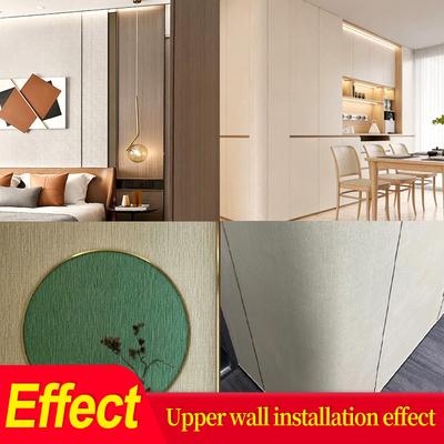 Chất lượng PVC Bamboo Charcoal Wall Board Fabric Wall Panel 1220*2440*5mm Nhà máy