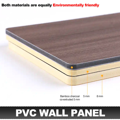 Chất lượng 1.22m chiều rộng Bamboo Charcoal Wall Board Solid Bamboo Crystal Wall Panels Nhà máy