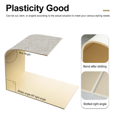 Chất lượng Tấm ốp tường trang trí nội thất bằng gỗ veneer than tre PVC Nhà máy