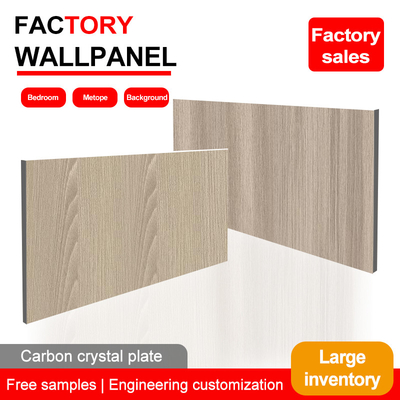 Chất lượng 5MM 8MM gỗ hạt gỗ veneer tre than PVC tường bảng Nhà máy