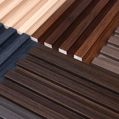 Chất lượng Bảo vệ môi trường Bảng tường gỗ lưới tản rãnh Solid Wood Bảng tường Nhà máy