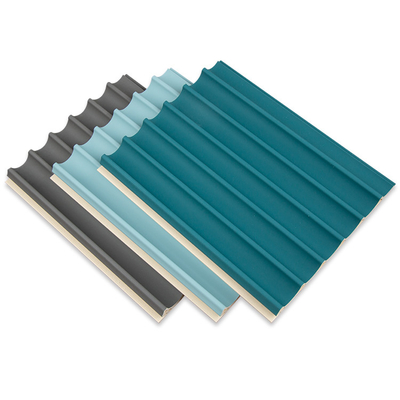 Chất lượng Tấm ốp trần gỗ nhựa WPC 3D trang trí ngoài trời 15mm dạng nan tròn Nhà máy
