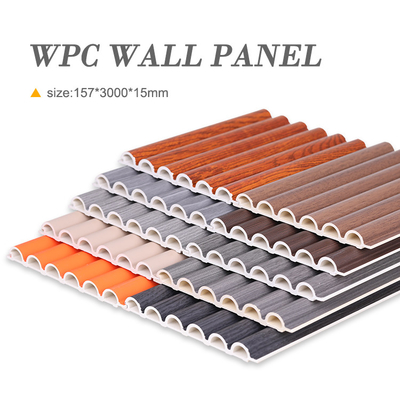 Chất lượng Tấm ốp tường WPC cong chống ẩm thân thiện với môi trường dày 15mm Nhà máy