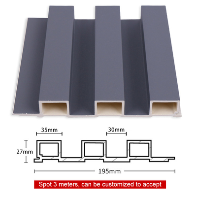 Chất lượng Tấm ốp tường gỗ nhựa composite WPC đồng đùn tùy chỉnh chống cháy Nhà máy