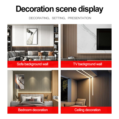 Chất lượng Tấm ốp tường WPC trang trí nội thất 3D Solid Wood Grill Panel Nhà máy