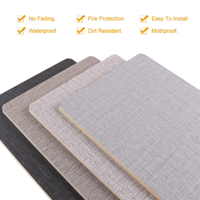 Chất lượng Tấm ốp tường trang trí nội thất bằng gỗ veneer than tre chống cháy, chống ẩm Nhà máy