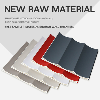 Chất lượng 15mm gỗ nhựa kết hợp tường lớp phủ WPC Floated Wave Panel Nhà máy