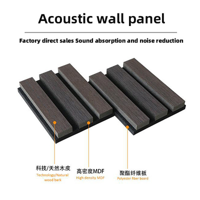 Chất lượng MDF gỗ âm thanh bảng tường bên trong 2400 * 600 * 22mm Nhà máy
