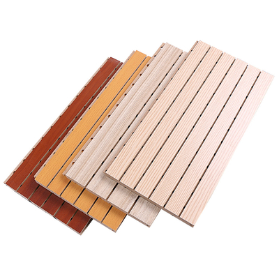 Chất lượng gỗ nhựa tổng hợp PVC gỗ veneer tấm chống âm tùy chỉnh Nhà máy