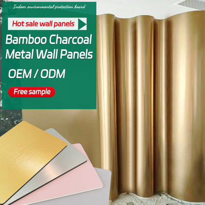 Chất lượng Bán hàng trực tiếp từ nhà máy Ánh sáng sang trọng Chống thấm nước Kim loại Than tre Gỗ Veneer Nhà máy