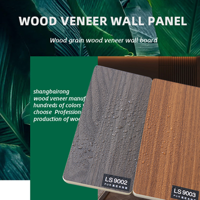 Chất lượng Không thấm nước và chống nấm mốc gỗ phẳng hạt 1220mm trang trí PVC Wallboard Bàn tường Nhà máy