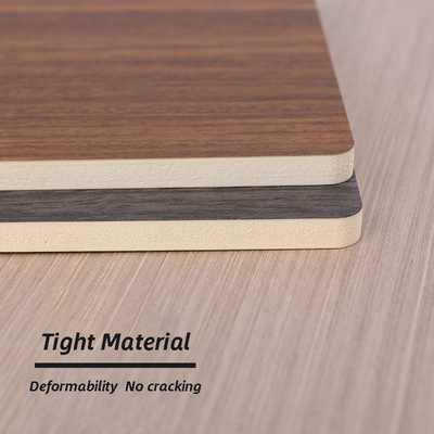 Chất lượng Không thấm nước và chống nấm mốc gỗ phẳng hạt 1220mm trang trí PVC Wallboard Bàn tường Nhà máy
