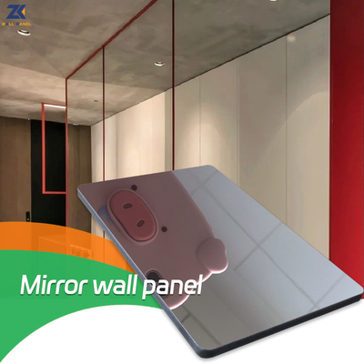 Chất lượng Bamboo than Carbon Crystal Panel chống nước PETG High Gloss Mirror Bảng tường Nhà máy