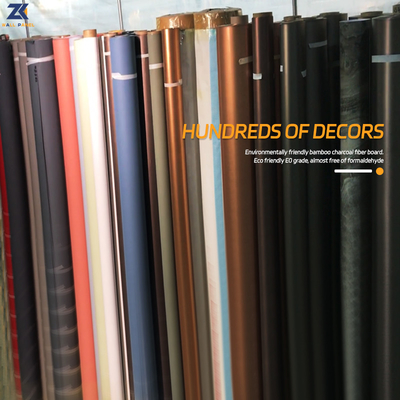 Chất lượng PVC đá cẩm thạch Vàng than gỗ veneer tường bảng Carbon Crystal Plate Nhà máy