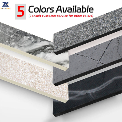 Chất lượng PVC đá cẩm thạch Vàng than gỗ veneer tường bảng Carbon Crystal Plate Nhà máy