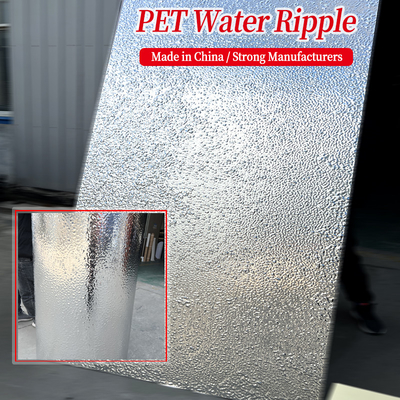 Chất lượng PET 3D Water Ripple Wood Veneer 8mm Mật độ cao Cây tre Than gỗ Bàn tường Nhà máy