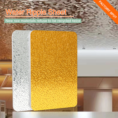 Chất lượng Vật liệu trang trí tấm trần 3D vân sóng nước bằng than tre Nhà máy