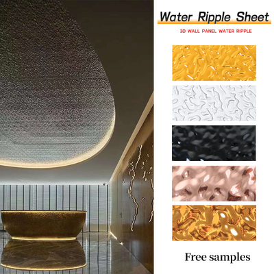 Chất lượng ISO9001 Carbon Crystal Water Ripple Panel Dấu độ ẩm Nhà máy